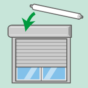 今あるシャッターが
そのまま使える