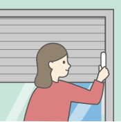 停電時は手動で開閉